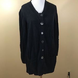 J. Jill Large Black Long Sweater